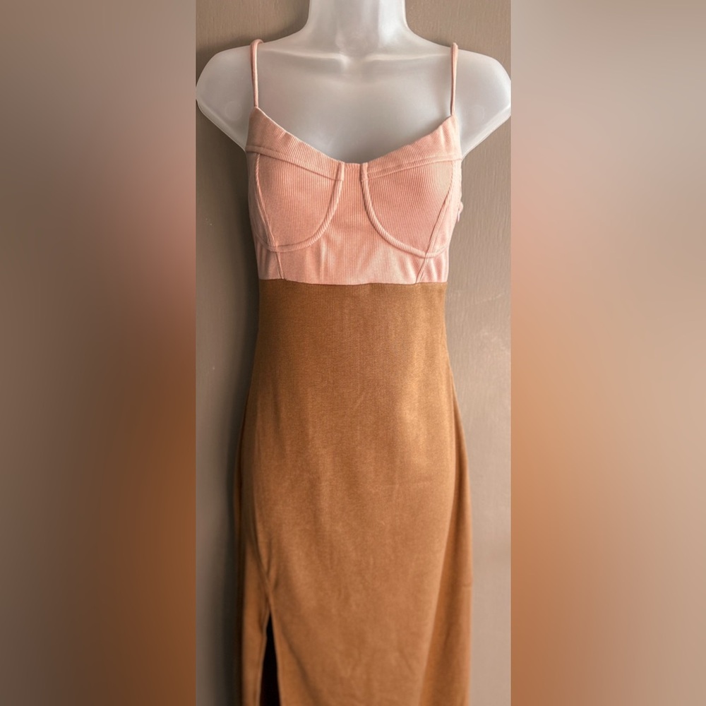 Line & Dot Maggie Bodycon Bustier Midi Dress Size Medium - Picture 7 of 8